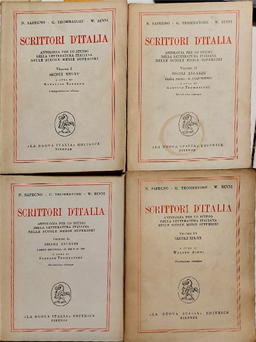Sapegno natalino scrittori - -,