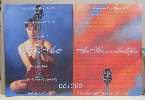 1995 hamer chitarra doppia - chitarra,
