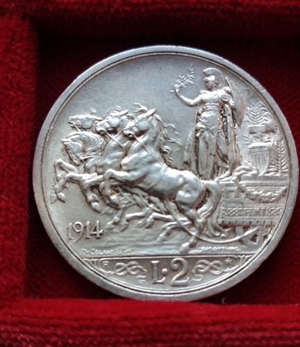 Moneta regno lire - , 1914