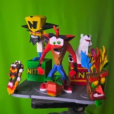 Crash Bandicoot Figure Diorama