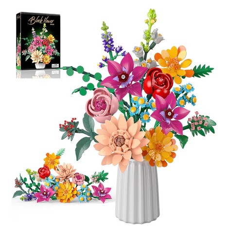 Lego icons bouquet fiori - lego:,
