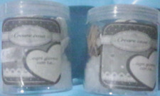 5 UCCELLINI IN LEGNO BIANCHI