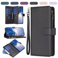 Custodia telefono supporto portafoglio pelle cerniera per Samsung Galaxy A54 A53 A52s A51