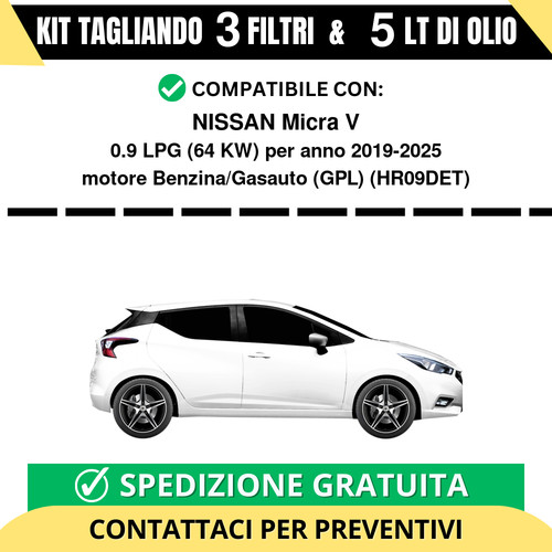 Tagliando per nissan micra - nissan, v