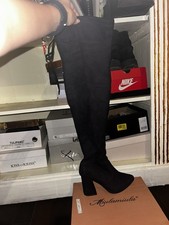 stivali Sopra Il Ginocchio donna con tacco