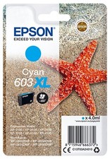 Lotto originale Epson 603XL, Cartuccia d'inchiostro ciano stelle marine, T03A2, C13T03A24010
