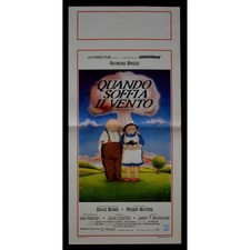 locandina QUANDO SOFFIA IL VENTO david bowie coates waters harvey briggs B79