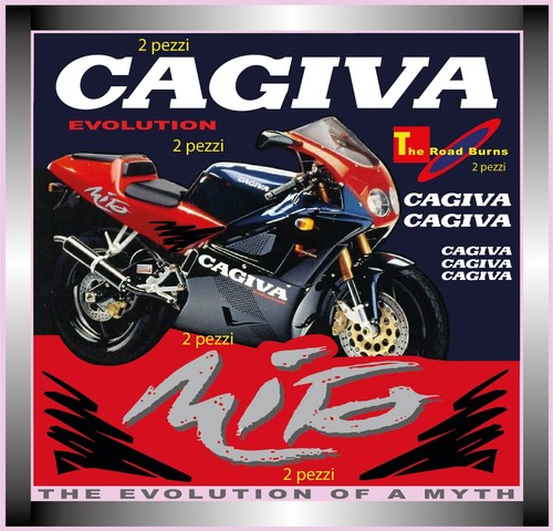 Adesivi cagiva mito anno - adesivi, 1994