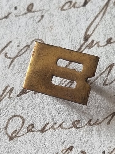Monogramma lettere ottone b - ottone,