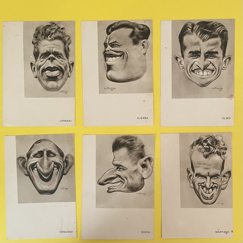 Cartoline vintage caricature - 6,