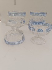 Coppa coppetta in vetro per gelato pubblicitaria Sammontana 6 pezzi