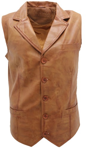 Gilet classico pelle 100 - classico, 100%
