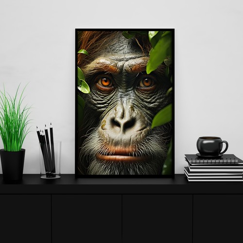 Quadro parete gorilla - parete,