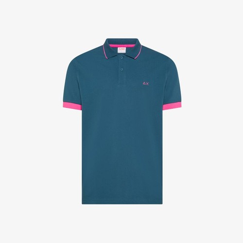 Sun polo con bordi - polo, fluo