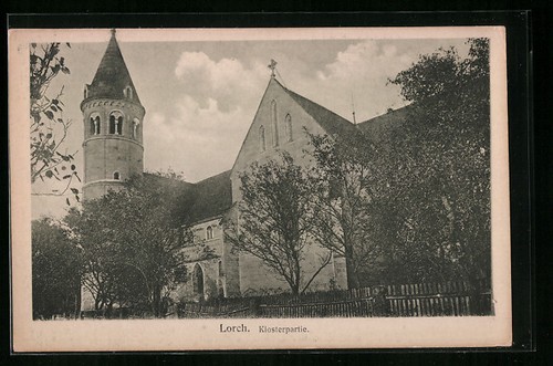 Lorch monastero cartolina - lorch,,