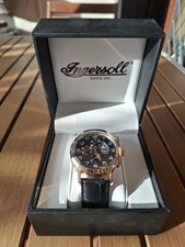 Ingersoll Duwamish IN1514RBK - Automatico, Cassa Rame, Cinturino Nero.