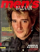 ROD STEWART Antonio Lopez HERB RITTS HARPER'S BAZAAR MEN'S Italia Magazine