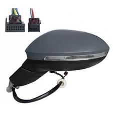 Specchio sinistro elett richiudibile per GOLF VIII 2020- luci mem lane 13 3 PIN