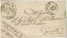 REGNO DI NAPOLI - Prefilatelica da AVERSA- TRENTOLA c/bollo borbonico 1861 G.N.