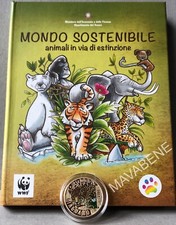 ITALIA 2022 GIAGUARO ANIMALI VIA DI ESTINZIONE MONETA 5 EURO PROOF IN COFANETTO