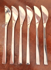 Set/6 BORROMEO Calderoni Coltello da Pranzo Acciaio Inox 18/10 8" Posto Italiano