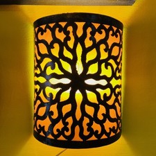 Applique ferro battuto lampada