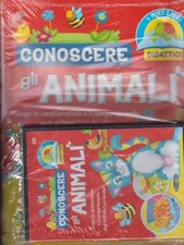 CONOSCERE GLI ANIMALI - LIBRO + DVD AA. VV. PICCOLA LUNA 2011