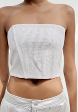 ZARA TOP DONNA NUOVO SENZA