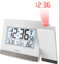 technoline WT 538 radiosveglia a proiezione bianca