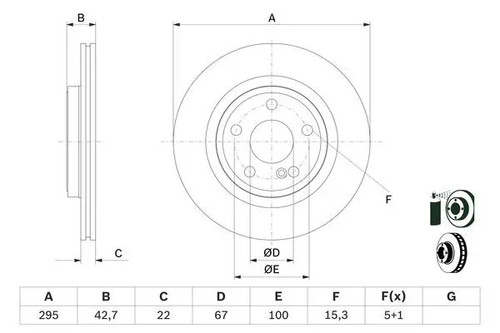Disco freno ventilato 986 - 2x,