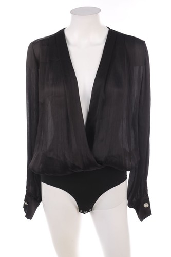 Body zara manica lunga - s, nero