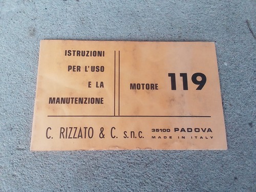 Libretto uso manutenzione - uso,