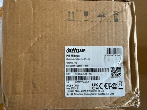 Dahua video 75w poe - poe, midspan