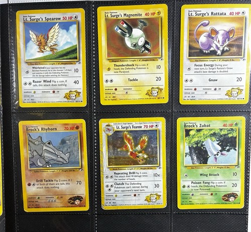 Carte pokemon gym - carte,