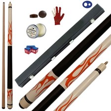 Stecca Pool JOLLY  VULCANO S23 2 pezzi lunghezza 145 cm cuoio 13 mm peso standar