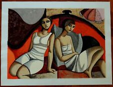 LUCIO RANUCCI serigrafia polimaterica su tela ''SENZA TITOLO''  (ns rif 32/1)