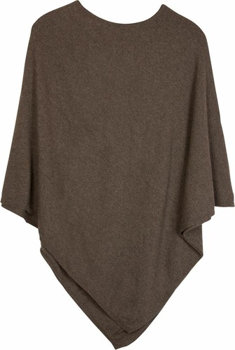 Morbido poncho maglia fine - poncho,