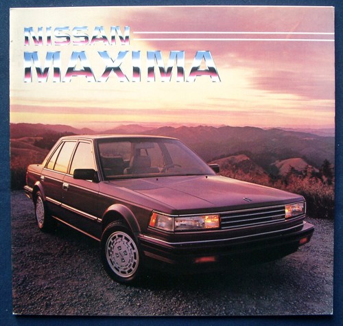 Brochure depliant 1985 nissan - depliant,