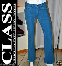 PANTALONE DONNA MARINA YACHTING COTTON STRETCH 17009 A ZAMPA VITA MEDIA (-75%)