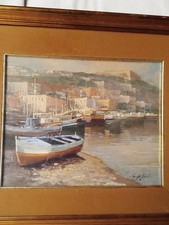 olio su tavolettta napoli da