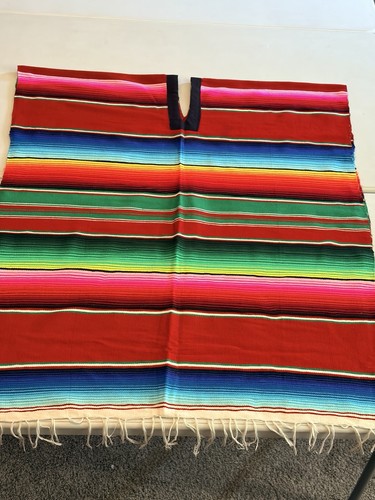 Poncho vintage messicano - , lana
