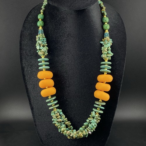 Collana turchese resina - collana,