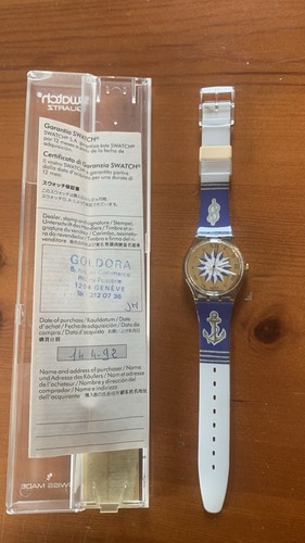 Swatch blue anchorage gk140 - blue,