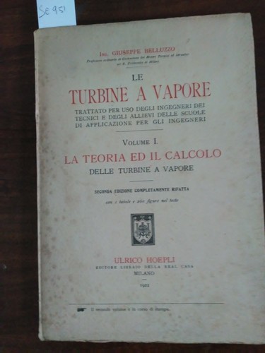 Turbine vapore volume i - le, a