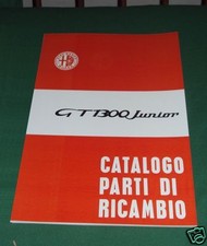 Manuale Catalogo parti di ricambio CARROZZERIA Alfa Romeo GT 1300 Junior 1965-72