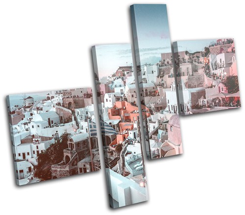 Greece santorini teal pink - teal,