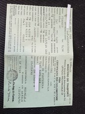 Libretto circolazione Piaggio Ape 50 TL6T solo per uso collezionistico