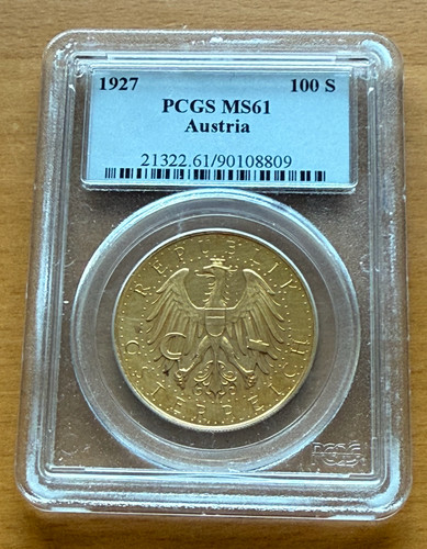 Austria 1927 oro 100 - , scellini