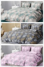 Copripiumino Sacco Piumone In 100% Cotone Disegno Stampa Ginko