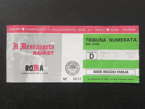 Biglietto usato basket - usato,
